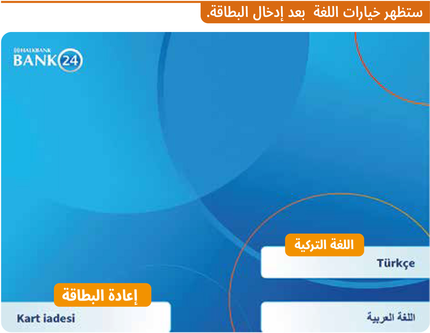 نافذة الصراف الآلي بطاقة الهلال الأحمر