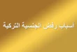 أسباب رفض الجنسية التركية